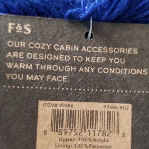 Field & Stream Blue Bom Bom Beanie - Picture 6 of 7